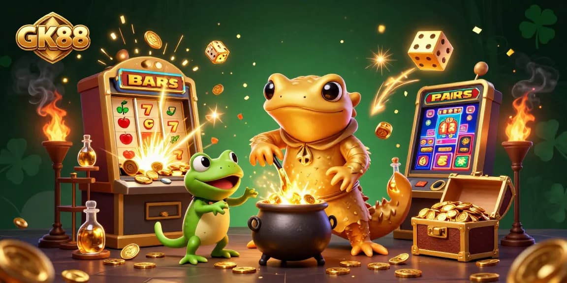 Experience big wins at GK88 with a magical world of gold coins and vibrant games.