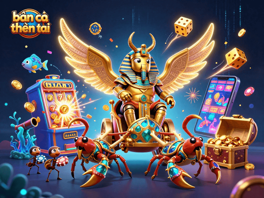 Experience the thrilling action of bắn cá thần tài with dynamic characters and explosive gameplay!
