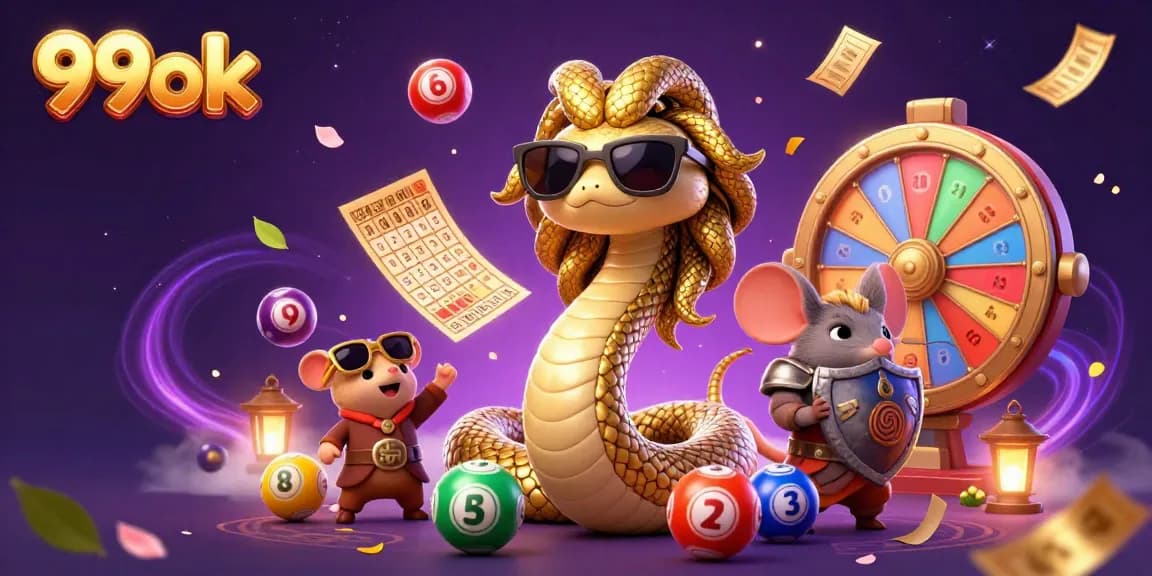 Experience exciting wins with 99ok's colorful lottery balls and thrilling gaming elements.