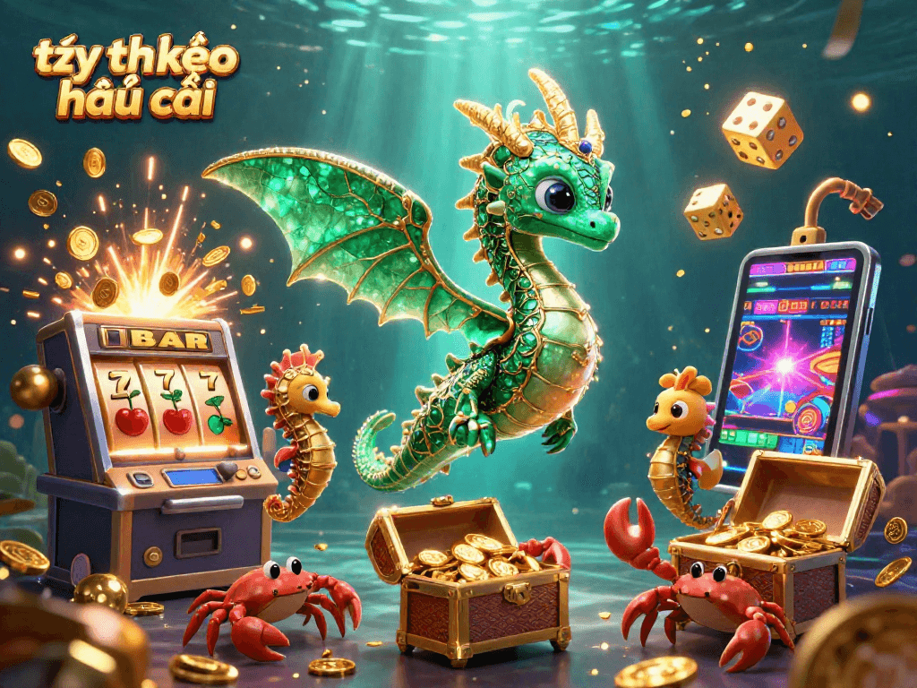 Engage with the exciting world of tỷ lệ kèo nhà cái through this vibrant 3D digital casino illustration.