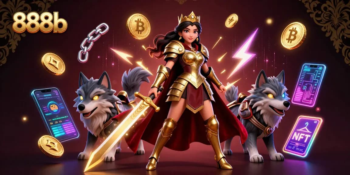 Engage in thrilling gameplay at 888b with captivating visuals and crypto gaming elements.