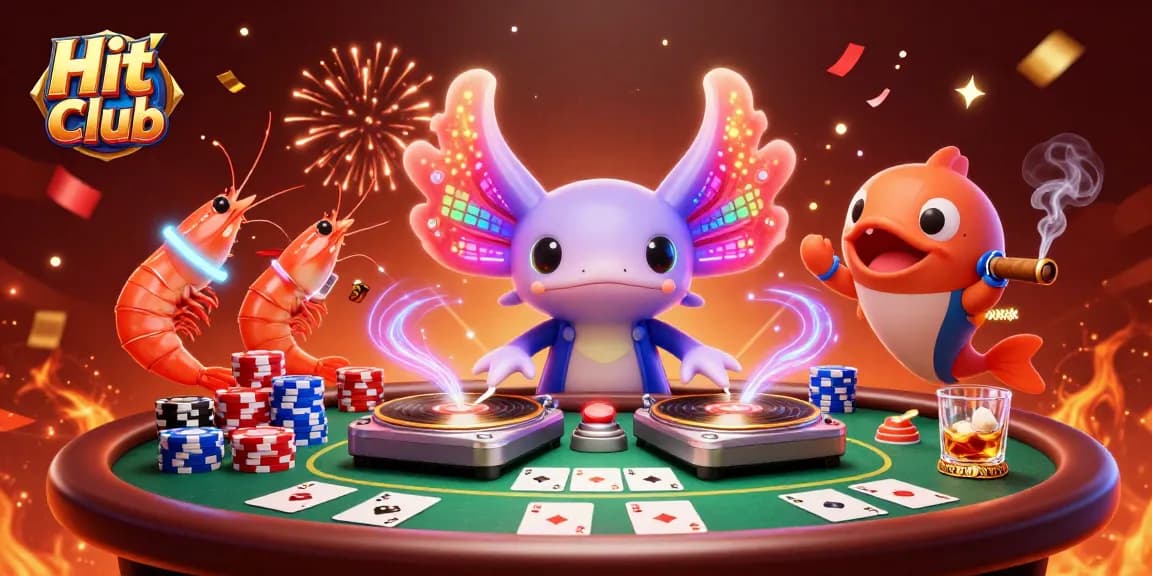 Experience the Hit club atmosphere with dynamic gaming elements and lively characters.