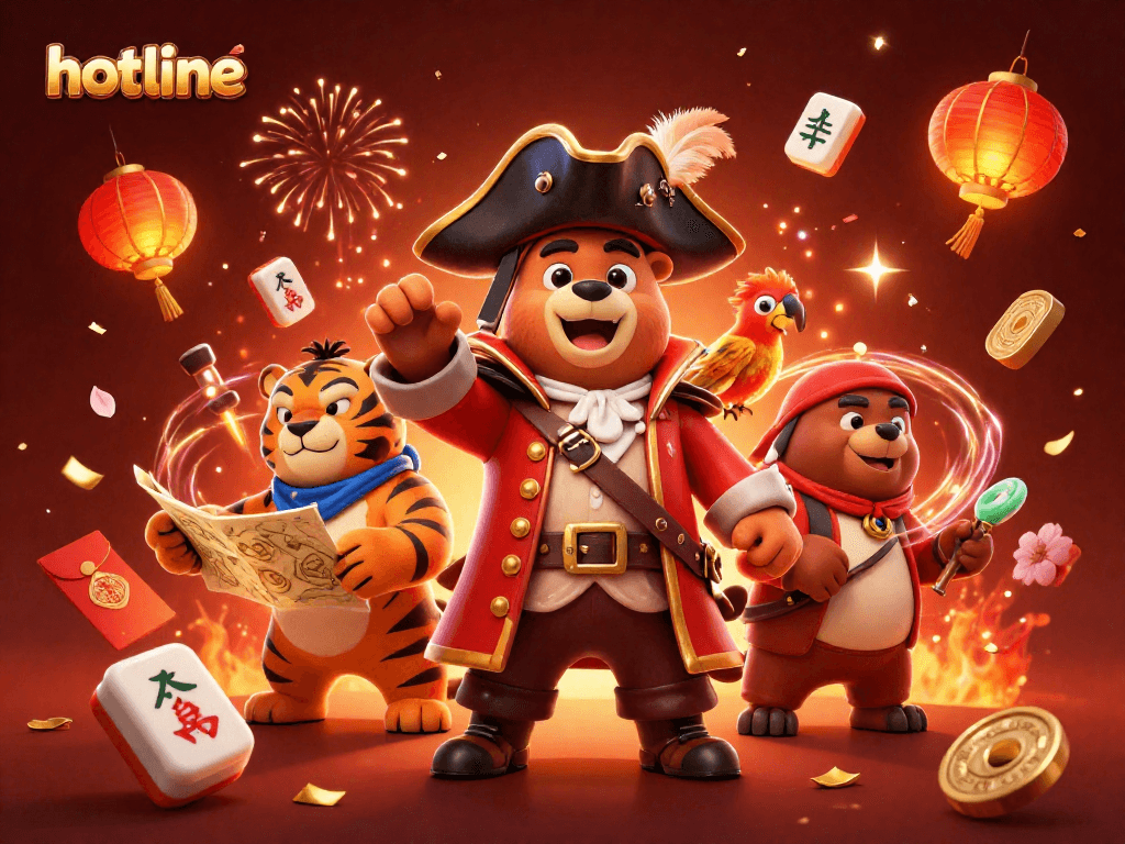 Experience thrilling action in the hotline game with vibrant characters and gambling symbols.