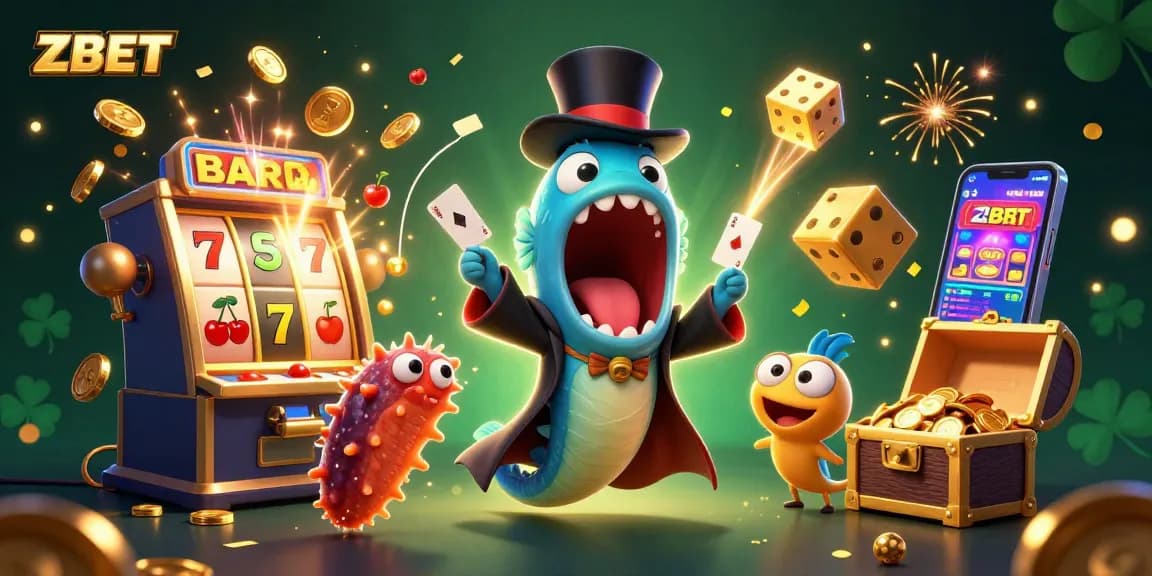 ZBET brings thrilling casino excitement with vibrant 3D characters and dazzling gameplay elements.