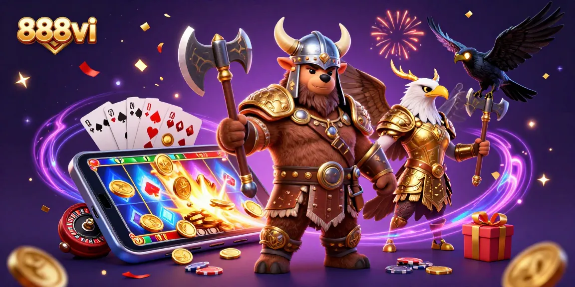 Experience thrilling wins at 888vi, where vibrant jackpot games come alive in a dynamic casino scene.