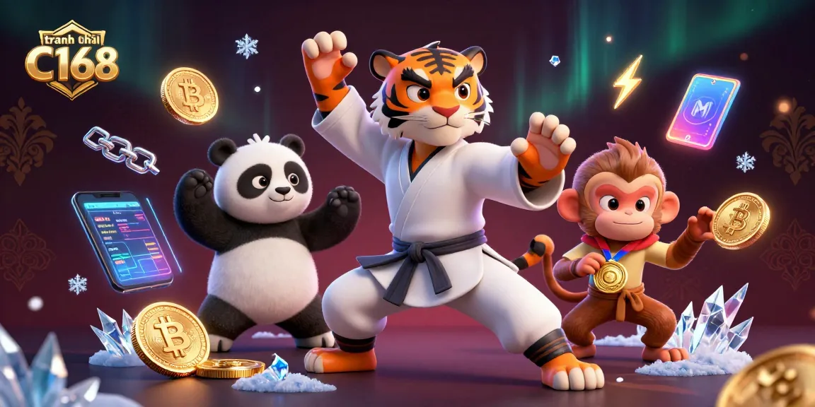 Engage in winning at trang chính thức C168 with characters mastering their skills amid dynamic casino elements.
