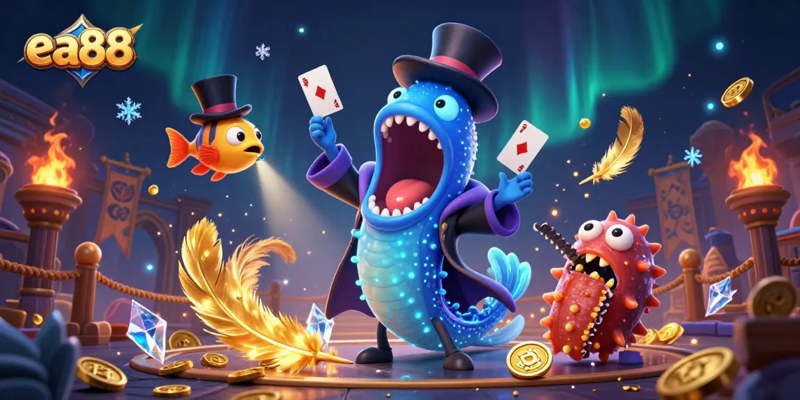 ea88 brings excitement with a 3D deep-sea magic act featuring unique casino elements.