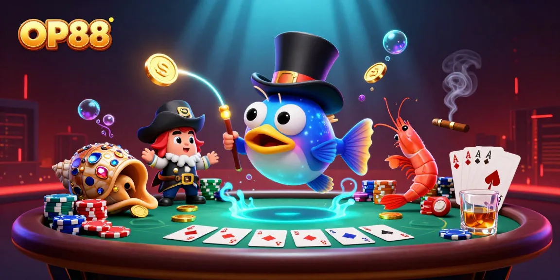 Experience thrilling casino action with OP88's deep-sea gambling adventure.