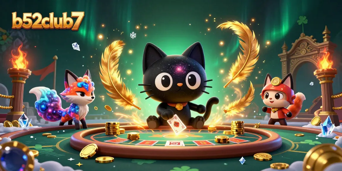 Experience thrilling gameplay at b52club7 with charming characters in a vibrant casino setting.