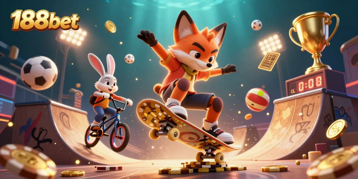 Experience thrilling gameplay at 188bet with a vibrant casino scene filled with action and excitement.