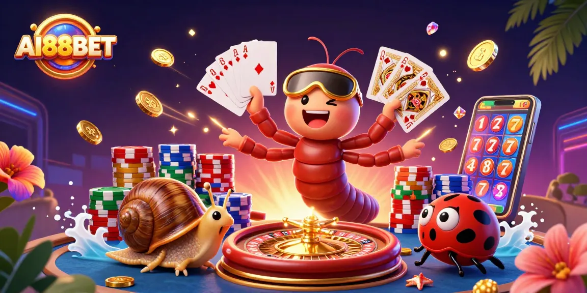 Engage in thrilling gaming at AI88BET with exciting characters and dynamic casino elements.
