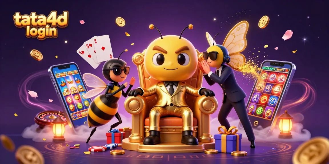 Experience thrilling gameplay with tata4d login in a vibrant casino scene filled with slot games and excitement.