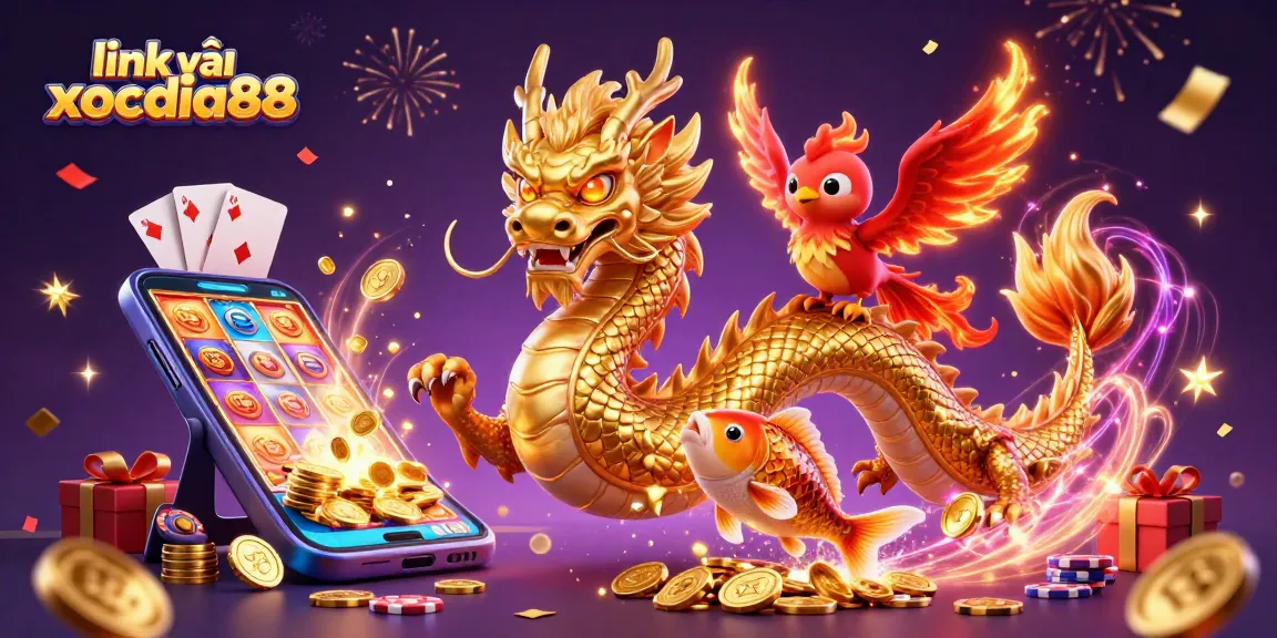Experience thrilling gameplay with link vào xocdia88, featuring a vibrant casino scene alive with excitement.