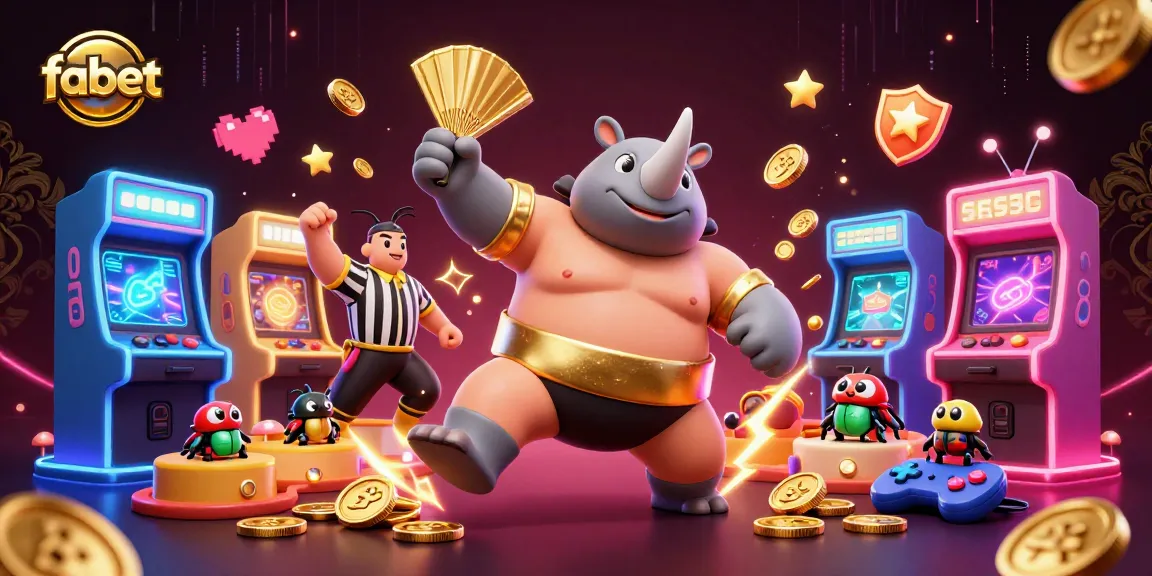Engage with fabet's exciting online casino entertainment through vibrant characters and dynamic gaming elements.