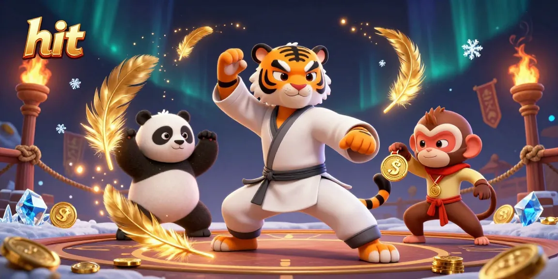 Hit dynamic play with cartoon characters in a vibrant casino setting, showcasing excitement and action.