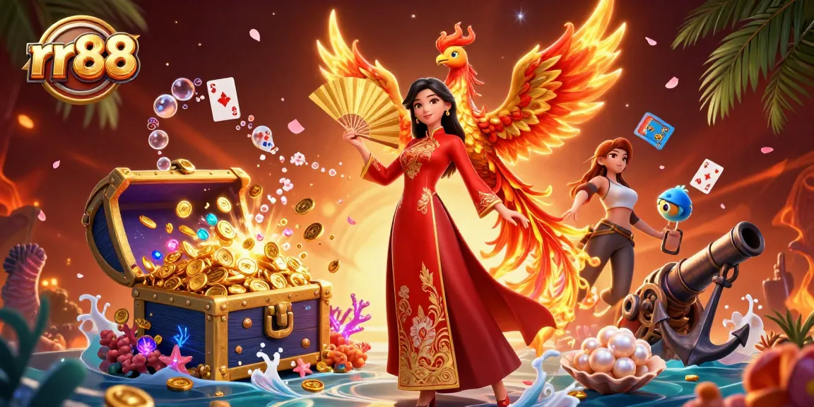 Join the exciting world of rr88 casino with stunning visuals of vibrant games and captivating characters