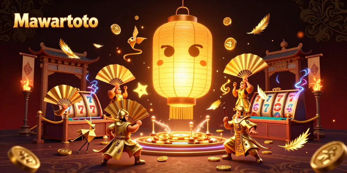 Mawartoto invites gamblers to engage with exciting slot games in a vibrant night market casino scene.