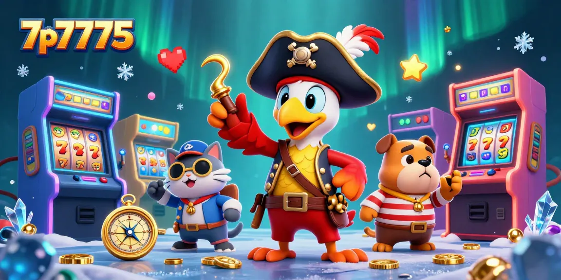 Engage with thrilling 7p7775 slots experience featuring dynamic casino elements and vibrant characters.