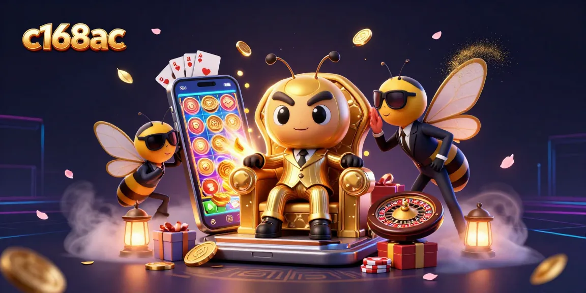 Experience thrills with c168ac as golden coins erupt in vibrant casino scene.