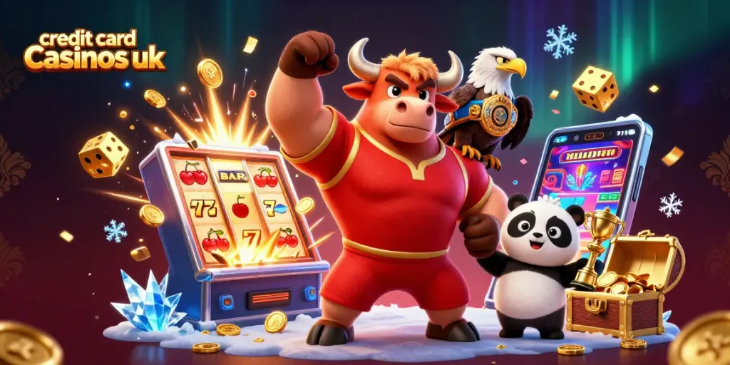 Engage with credit card casinos UK showcasing excitement in a vibrant casino scene.