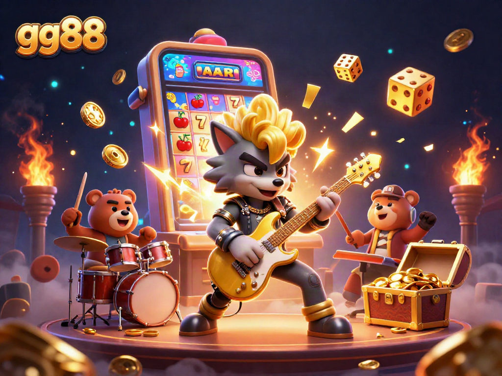 Engage with gg88 during a vibrant casino experience featuring dynamic characters and thrilling game elements.