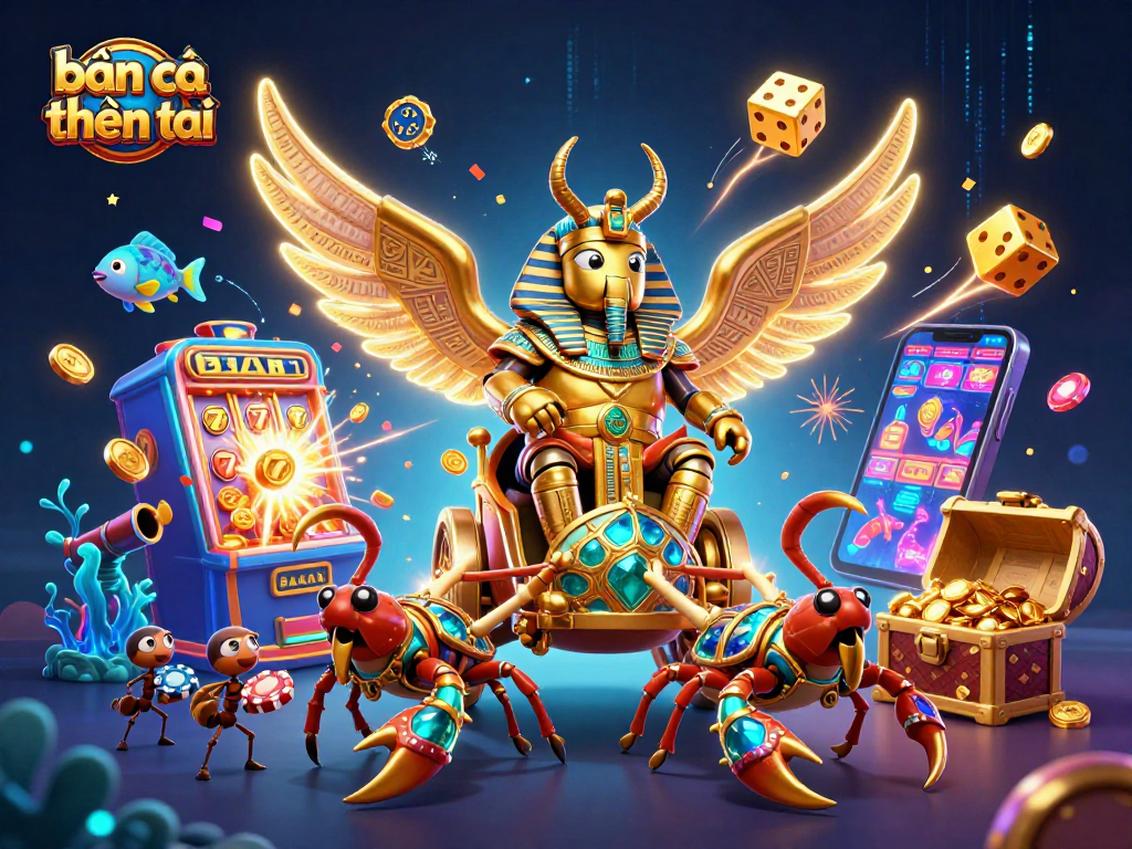 Experience the thrilling action of bắn cá thần tài with dynamic characters and explosive gameplay!