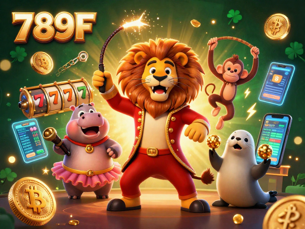 Experience thrilling gameplay at 789F with vibrant 3D casino characters and dynamic gambling elements.