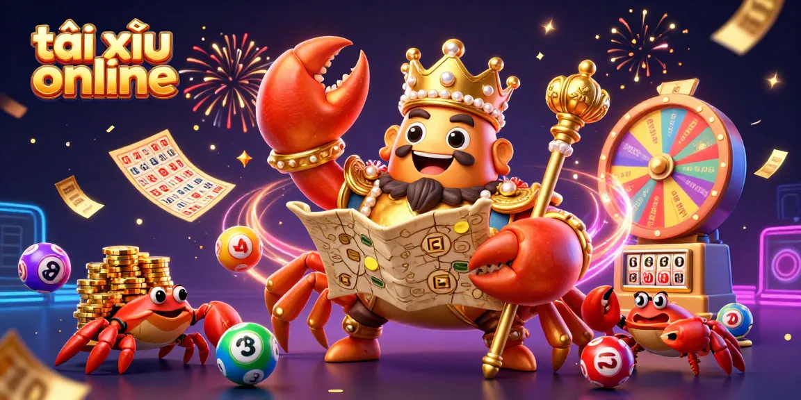 Experience the excitement of tài xỉu online with a vibrant celebration of casino elements.