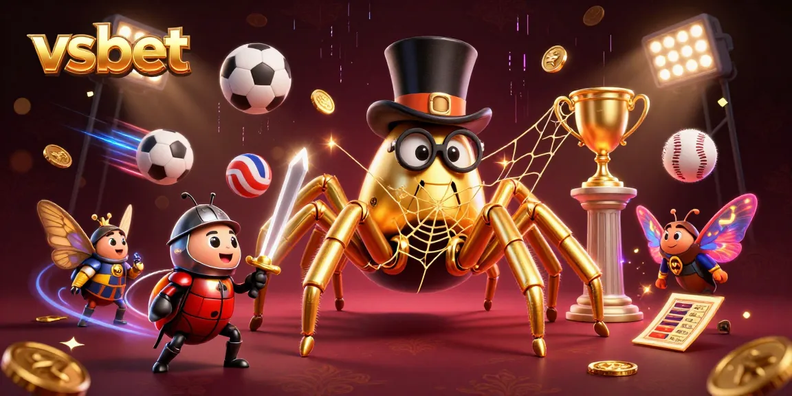 Experience the excitement of vsbet with a vibrant illustration showcasing dynamic sports betting action.