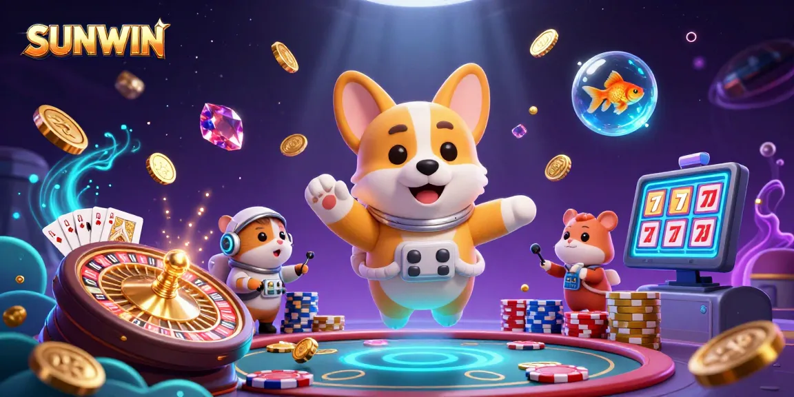 SUNWIN brings high-stakes gaming excitement to life in a vibrant space casino adventure.