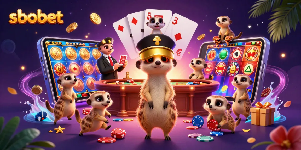 Memenangkan taruhan sbobet dengan meerkat gamified yang memeriahkan operasi kasino dengan berbagai elemen permainan!