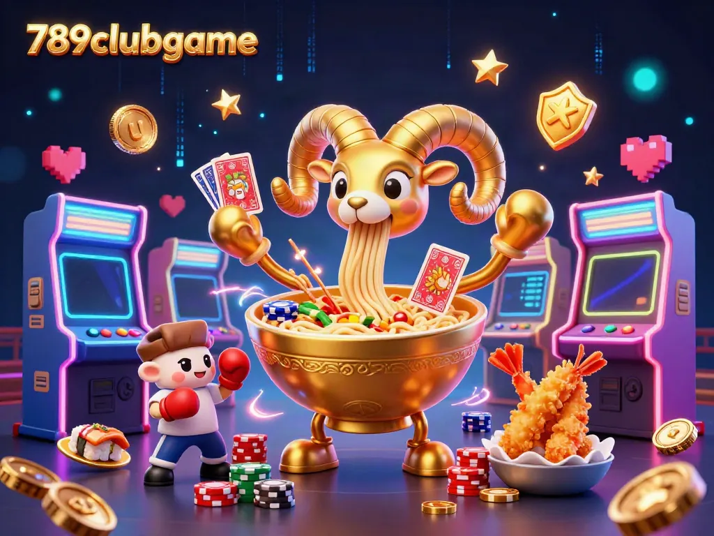 Engage with 789clubgame in this vibrant 3D cartoon scene full of casino energy and excitement.