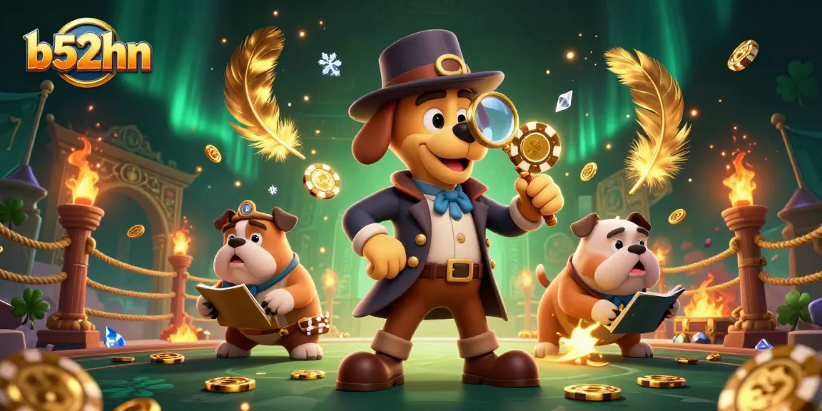 Engage with b52hn's thrilling casinos, featuring treasure-hunting elements and cartoon-style characters.