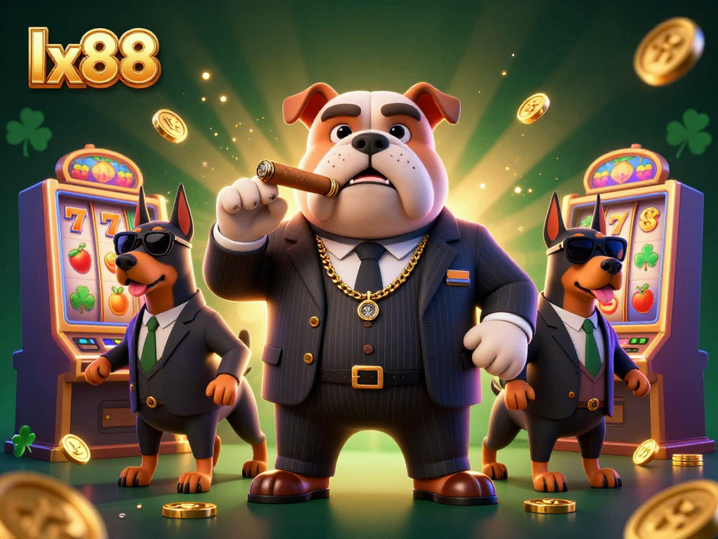 Play at lx88 and experience thrilling slot machine action with a mafia twist!