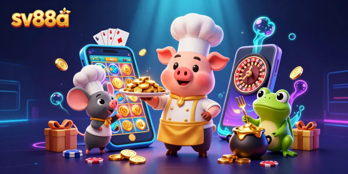 Experience thrilling wins at sv88a with vibrant casino characters and rich gaming elements in 3D