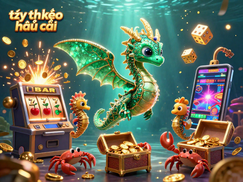 Engage with the exciting world of tỷ lệ kèo nhà cái through this vibrant 3D digital casino illustration.
