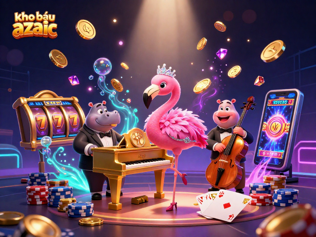 Experience kho báu aztec excitement with dynamic casino elements and vibrant characters in action.