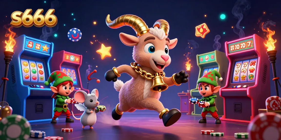 Experience the thrill of s666 at a festive online casino with vibrant characters and dynamic gaming elements.