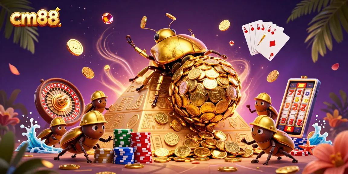 Experience the excitement of cm88 with vibrant casino action featuring golden coins and engaging gameplay.