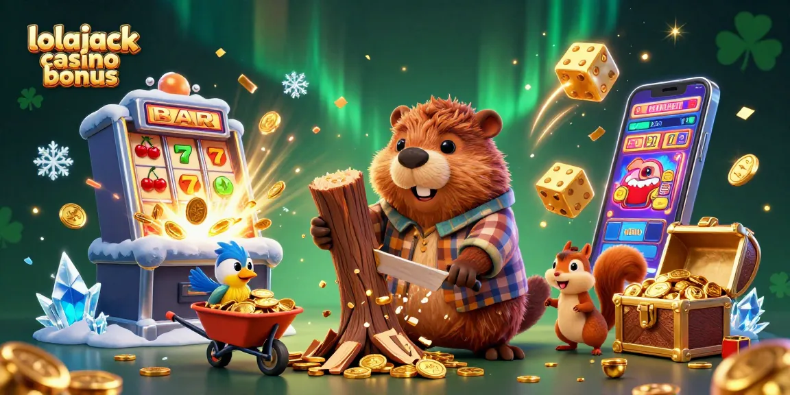 Experience the fun of the lolajack casino bonus with winning spins amidst golden riches.