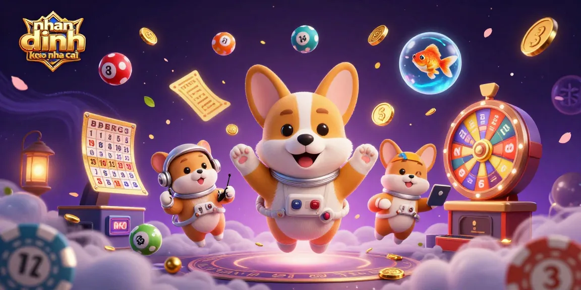 Experience thrilling nhan dinh keo nha cai insight as a corgi astronaut delightfully navigates a casino in space.