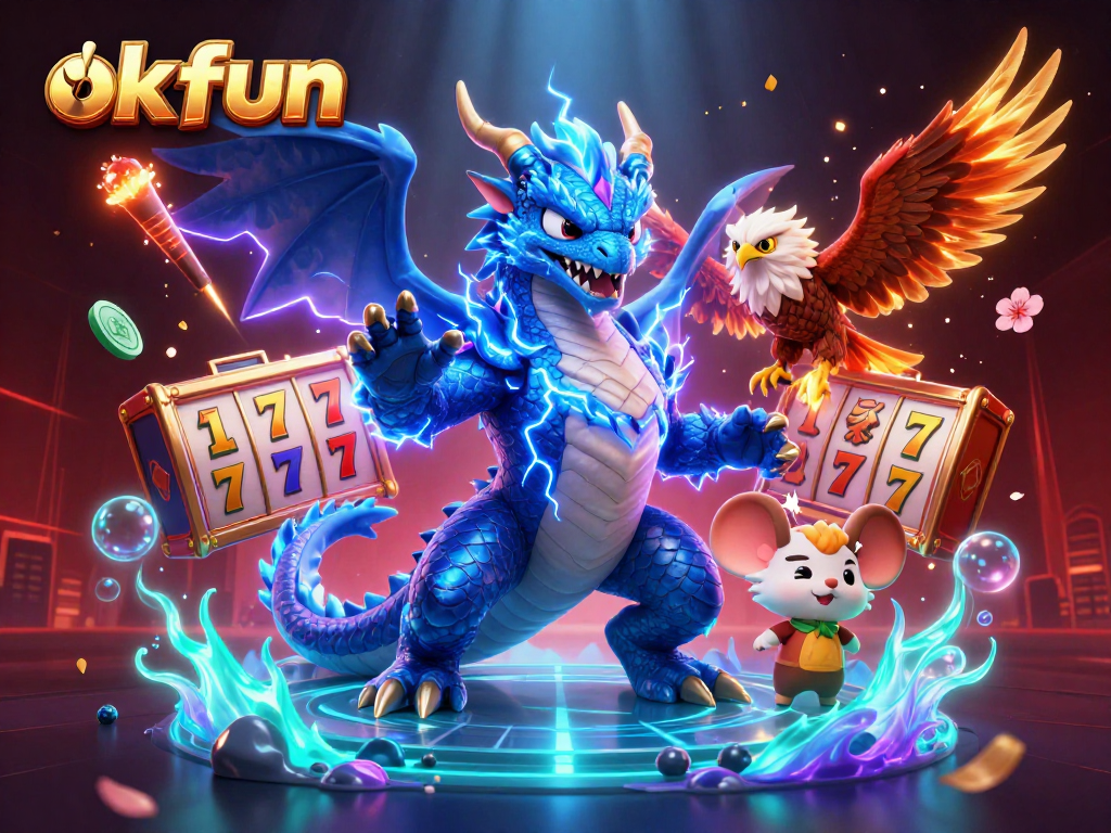 okfun showcases an exciting casino experience with powerful characters and rich game elements.