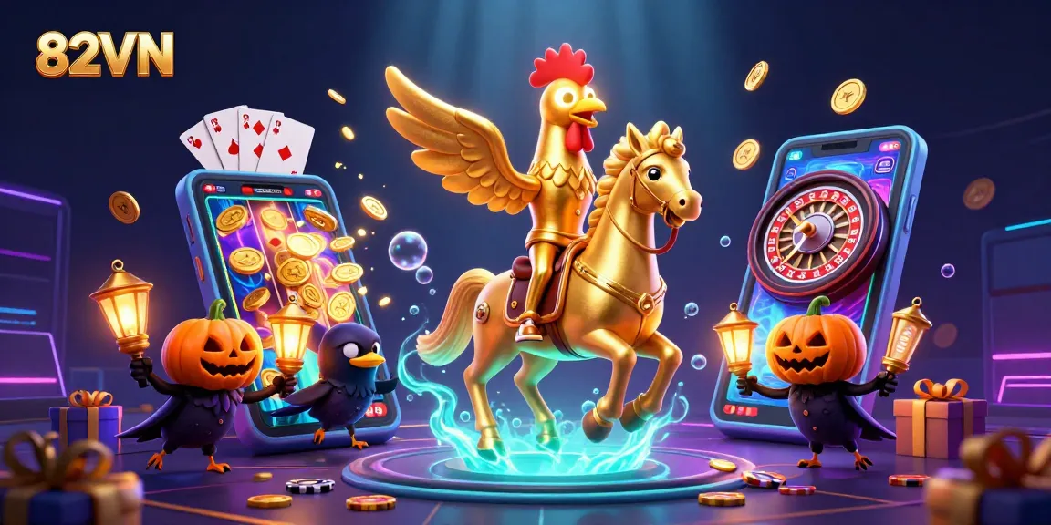 Feel the excitement at 82VN as you engage with thrilling games amid captivating neon casino vibes
