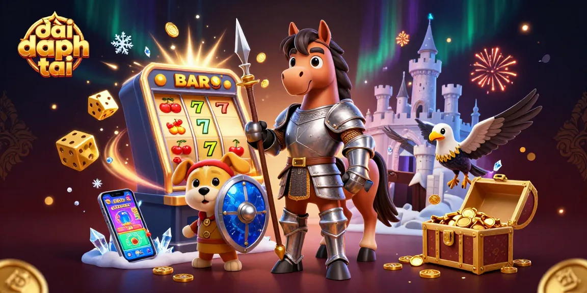 Experience thrilling spins in đại phát tài with exciting jackpot action and vibrant casino symbols bursting with coins.