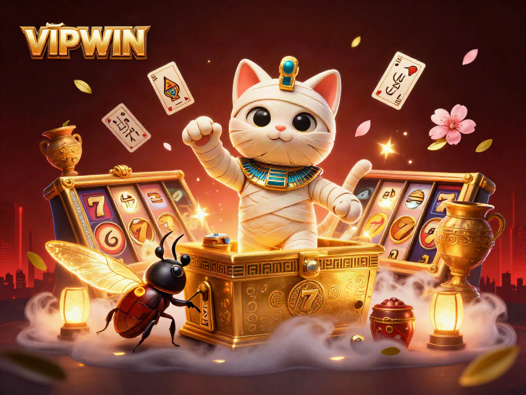 Experience the excitement of VIPWIN with dynamic slot reels and a magical atmosphere.