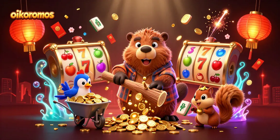 Engage with oikonomos by experiencing vibrant casino action in a whimsical 3D illustration.
