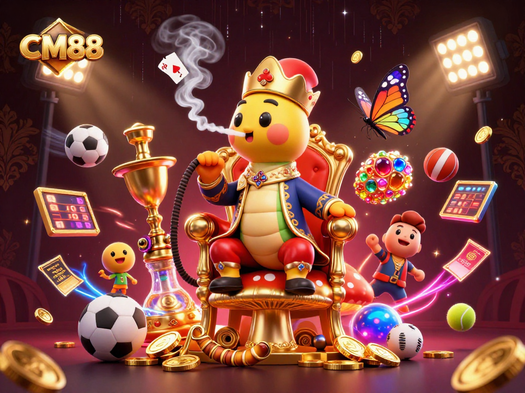 CM88 caters to gamblers with intricate poker visuals and vibrant sports elements.