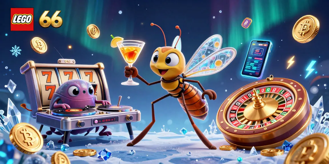 Lego66 offers thrilling slot gameplay with vibrant characters, crypto coins, and dynamic casino elements.