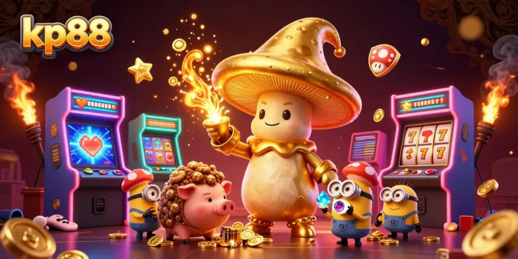 Experience exciting gameplay at kp88 with magical visuals full of vibrant, golden elements in a dynamic casino universe.