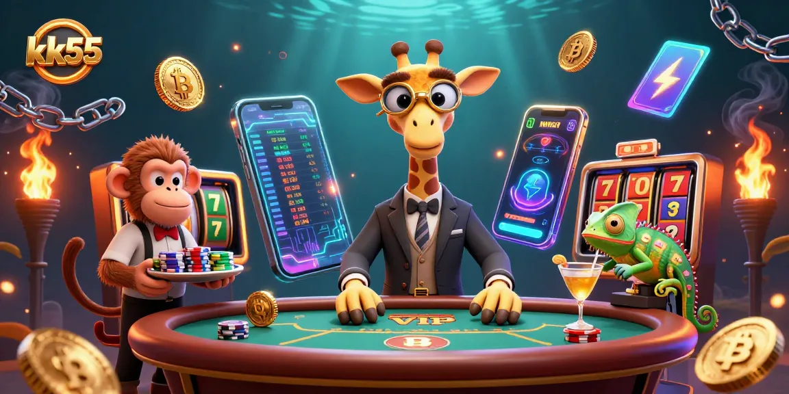 Engage in exciting gaming adventures at kk55 with high-roller giraffe and captivating betting atmosphere.